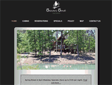 Tablet Screenshot of beaversbendlogcabins.com